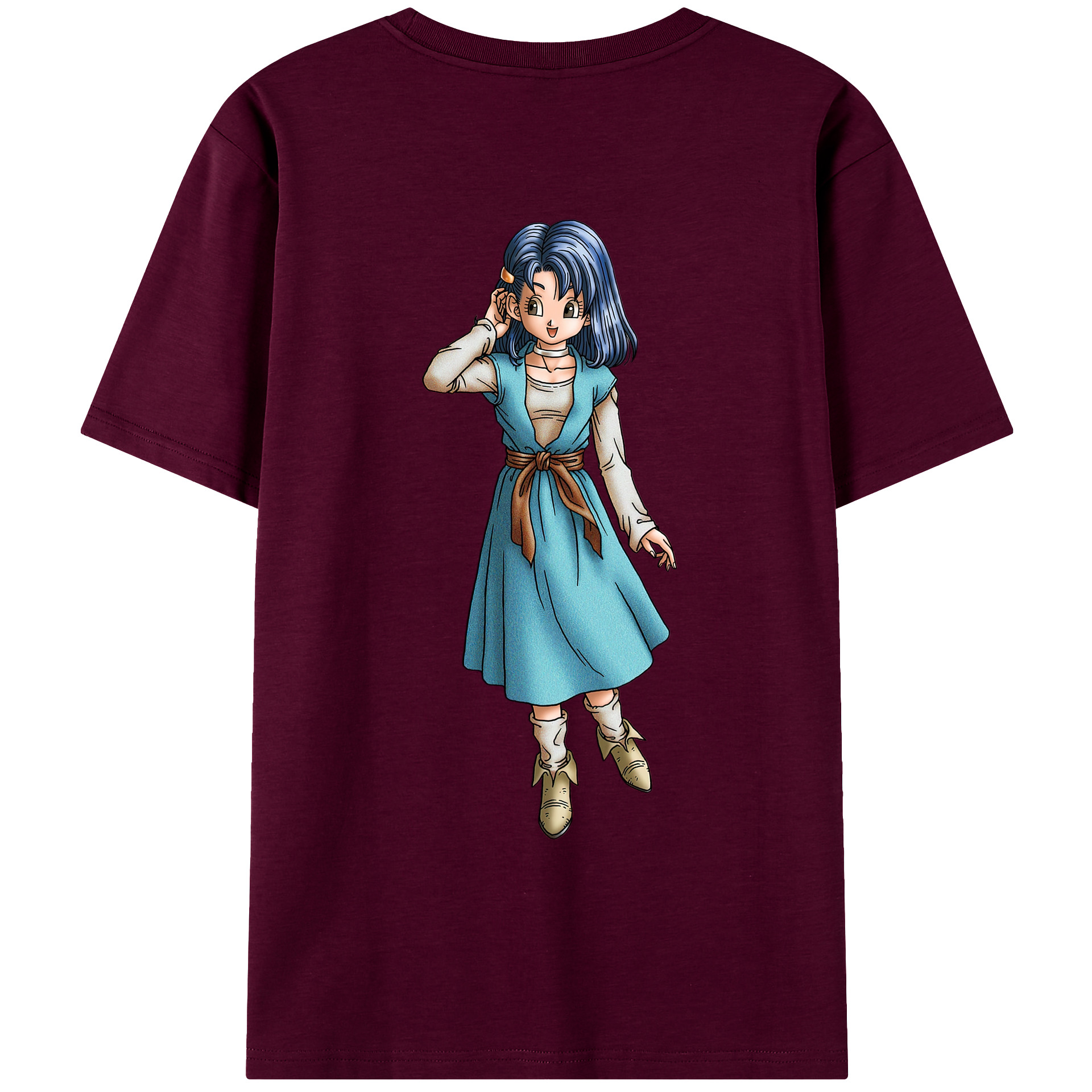 （画像用） ドラゴンクエスト Doragon Kuesuto Dragon Quest レディース半袖Tシャツ(バックプリント)